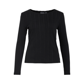 VILA Vikassie pointelle top sort