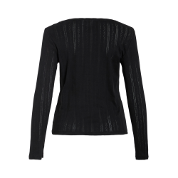 VILA Vikassie pointelle top sort