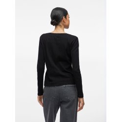 VILA Vikassie pointelle top sort