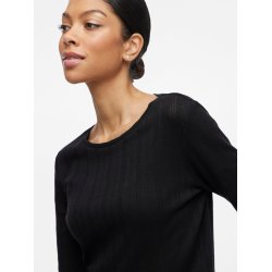 VILA Vikassie pointelle top sort