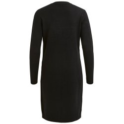 VILA Viril long knit cardigan black