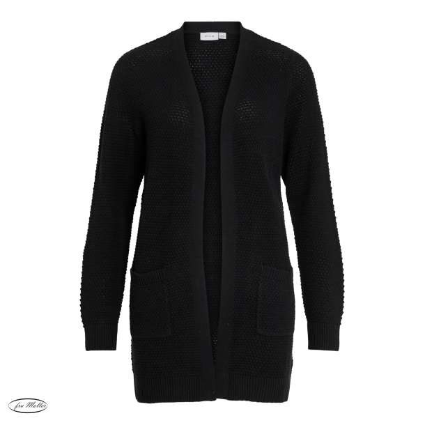 VILA Vidalo knit cardigan black