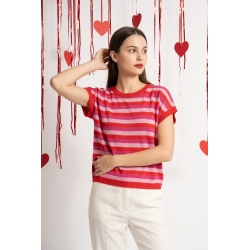 ByLund Ruth bluse coral