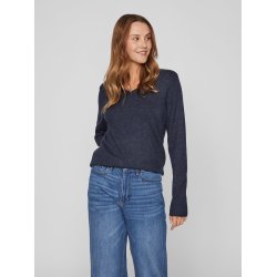 VILA Viril v-neck mrkbl melange