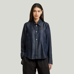G-Star Step hem pocket shirt rinsed