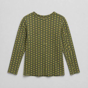 Lisbeth Merrild T-shirt LS army/gr�n dot