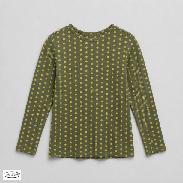 Lisbeth Merrild T-shirt LS army/gr�n dot
