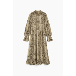 The New Society Isley dress snake print