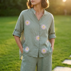 OM-HU Bodhi shirt kaki