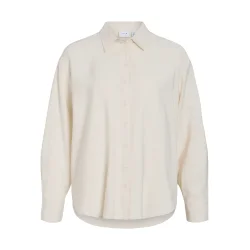 VILA Vichabeso oversized shirt cloud dancer