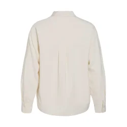 VILA Vichabeso oversized shirt cloud dancer