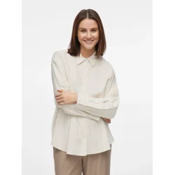 VILA Vichabeso oversized shirt cloud dancer