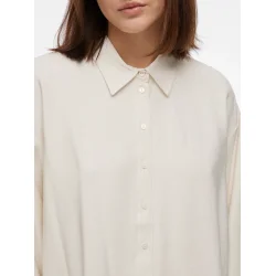 VILA Vichabeso oversized shirt cloud dancer