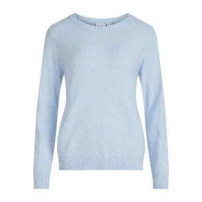 VILA Viril o-neck kentucky blue