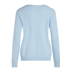 VILA Viril o-neck kentucky blue