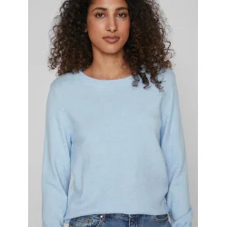 VILA Viril o-neck kentucky blue