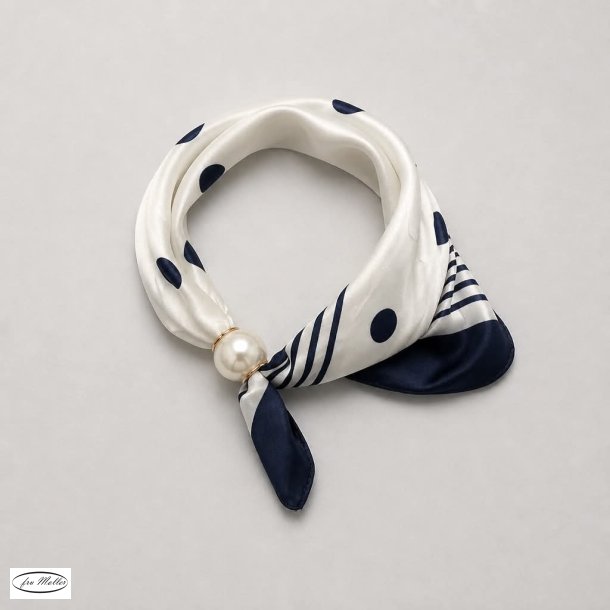 Merrild t�rkl�de med magnet navy dots