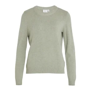 VILA Viril o-neck oil green