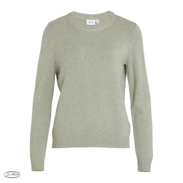 VILA Viril o-neck oil green