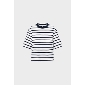 T&T Chelsey Tee navy white stripe