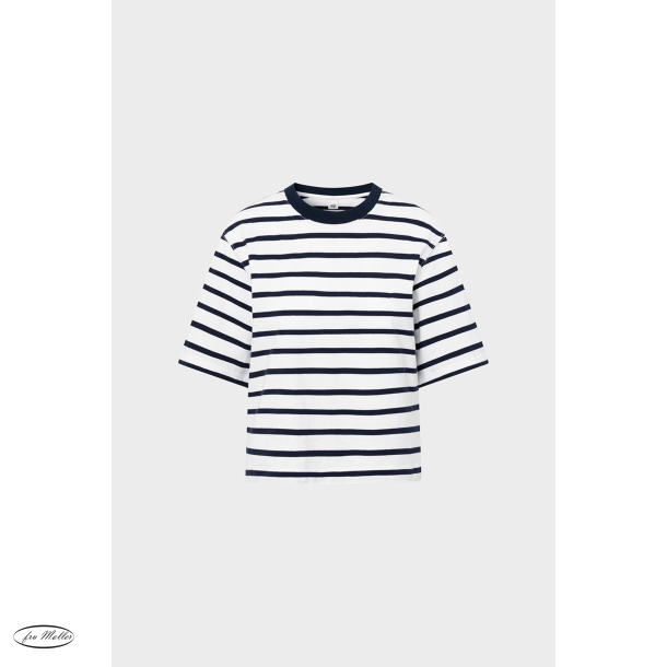 T&T Chelsey Tee navy white stripe