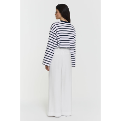 T&T Cheleste LS top navy white stripe