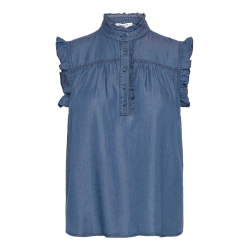 RW Dallas SL top medium denim blue