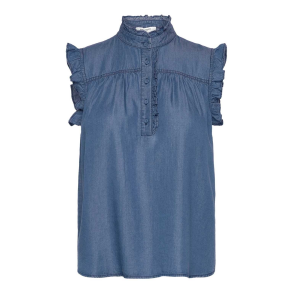 RW Dallas SL top medium denim blue