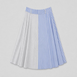ByLund Tenna stribet skirt bl�