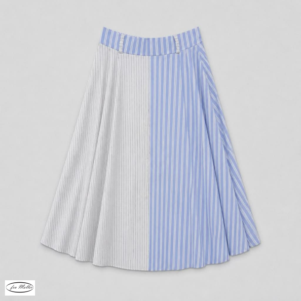 ByLund Tenna stribet skirt bl�
