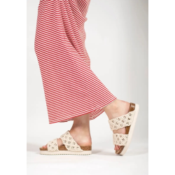 Duffy Camastra Uno sandal beige