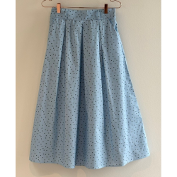 Wilto skirt w/dots blue