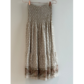 Wilto skirt w/elastic taupe