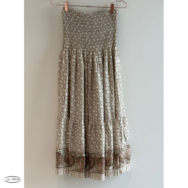 Wilto skirt w/elastic taupe
