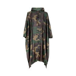 SUI AVA camou rain poncho