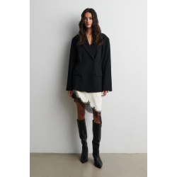 SF Lacia contrast top cream black