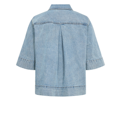 Numalaga shirt light blue denim