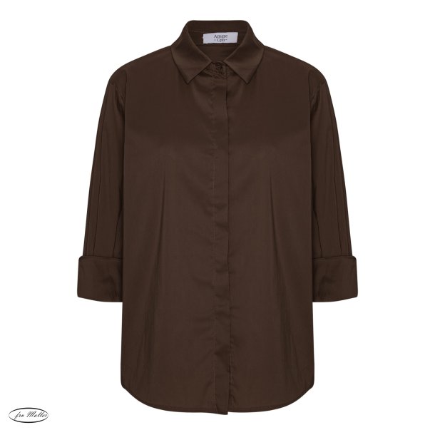 Norma shirt dark brown