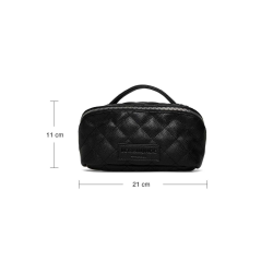 RB Sanya quiltet small cosmetics case black/silver