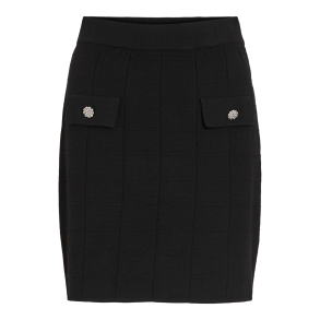 VILA Vijulisa short skirt knit sort