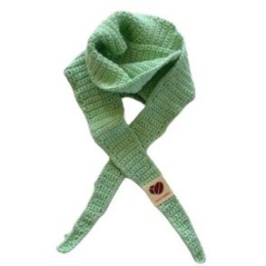 Coffee Beanies Scarf small mint green