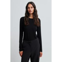 SF Matima o-neck LS tee black