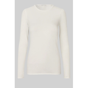 SF Matima o-neck LS tee off white