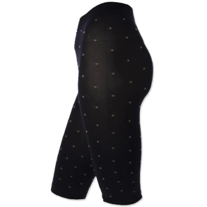 A MOI Agnes black dot shorts