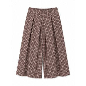 Gemma brown check widepants