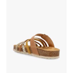 Shoe design Mirabella sandal glitter ochre