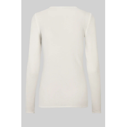 SF Matima o-neck LS tee off white