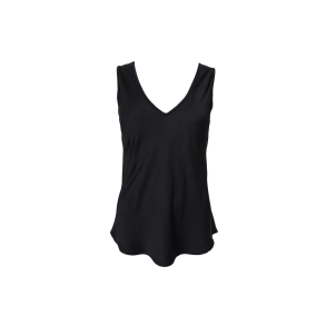 BCMABEL top double V-neck black
