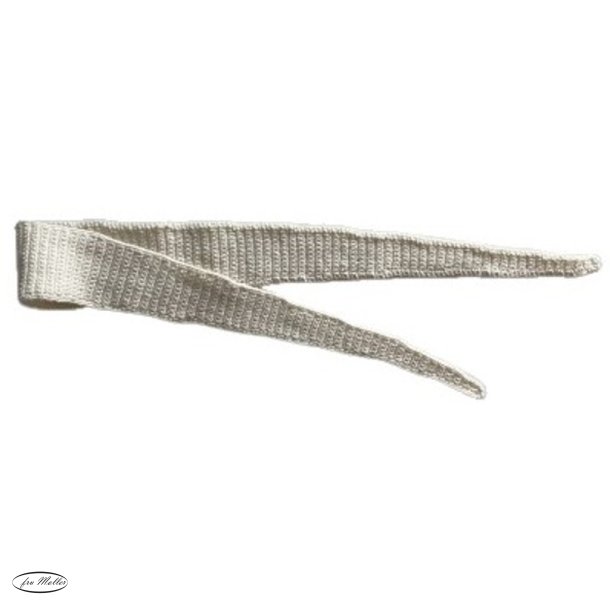 Coffee Beanies Scarf small white