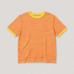 ByLund Ruth T-shirt strib gul